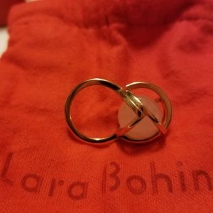 Lara Bohinc Planetaria Rose Quartz Rose Gold Ring